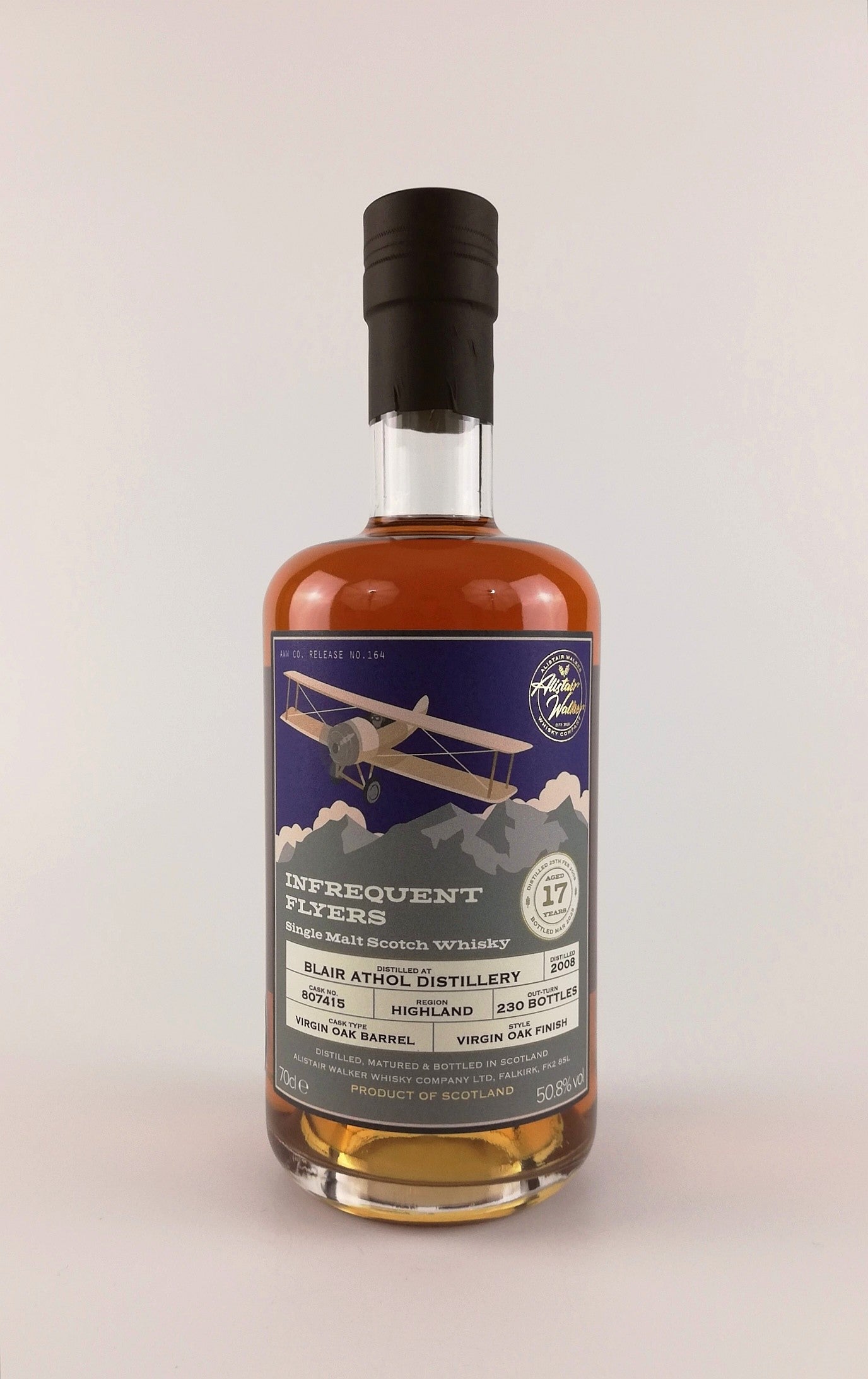 Blair Athol 2008 - 17 Year Old (Cask 807415) Infrequent Flyers - Batch 18