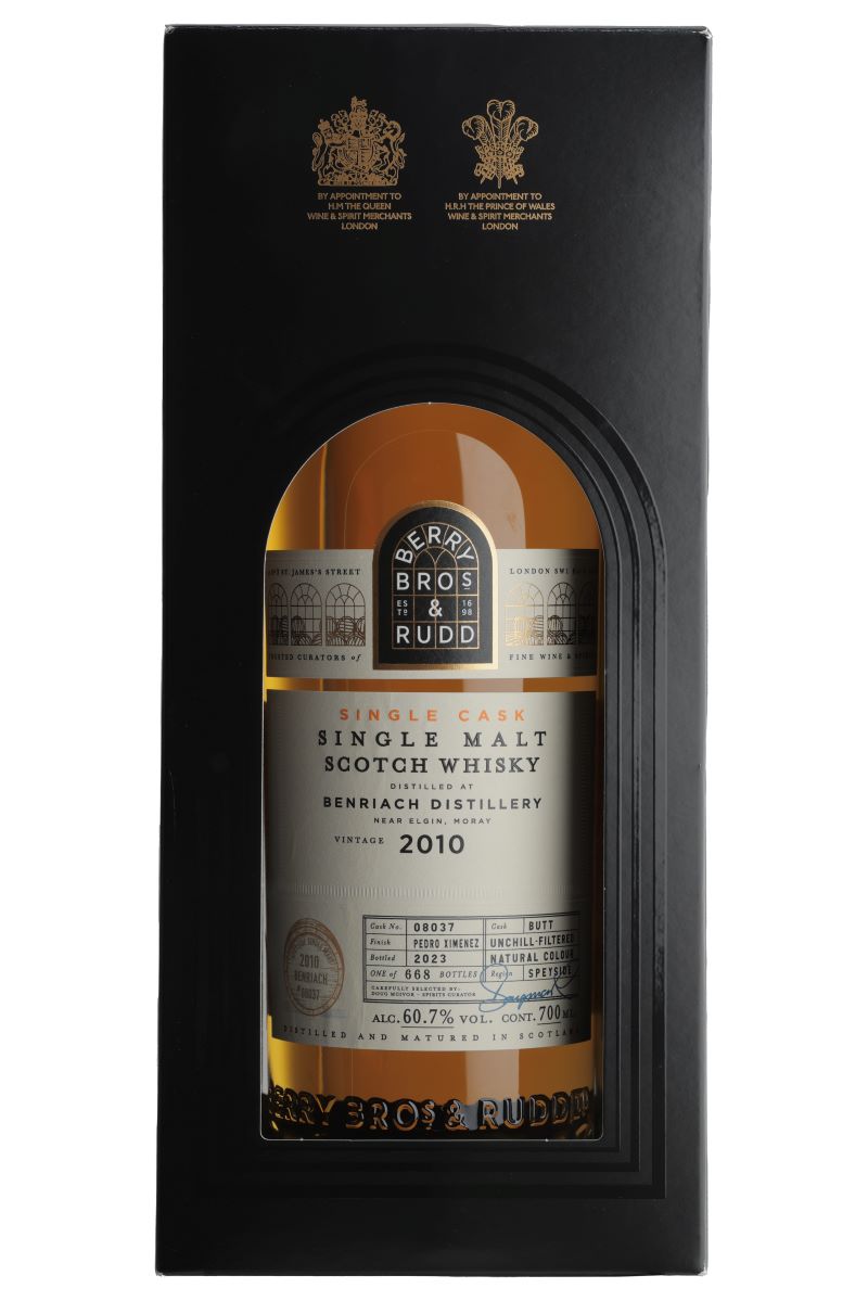 BenRiach 2010 13 Year Old PX Finish 9 Year Old (cask#08037) - (Berry Bros. & Rudd)