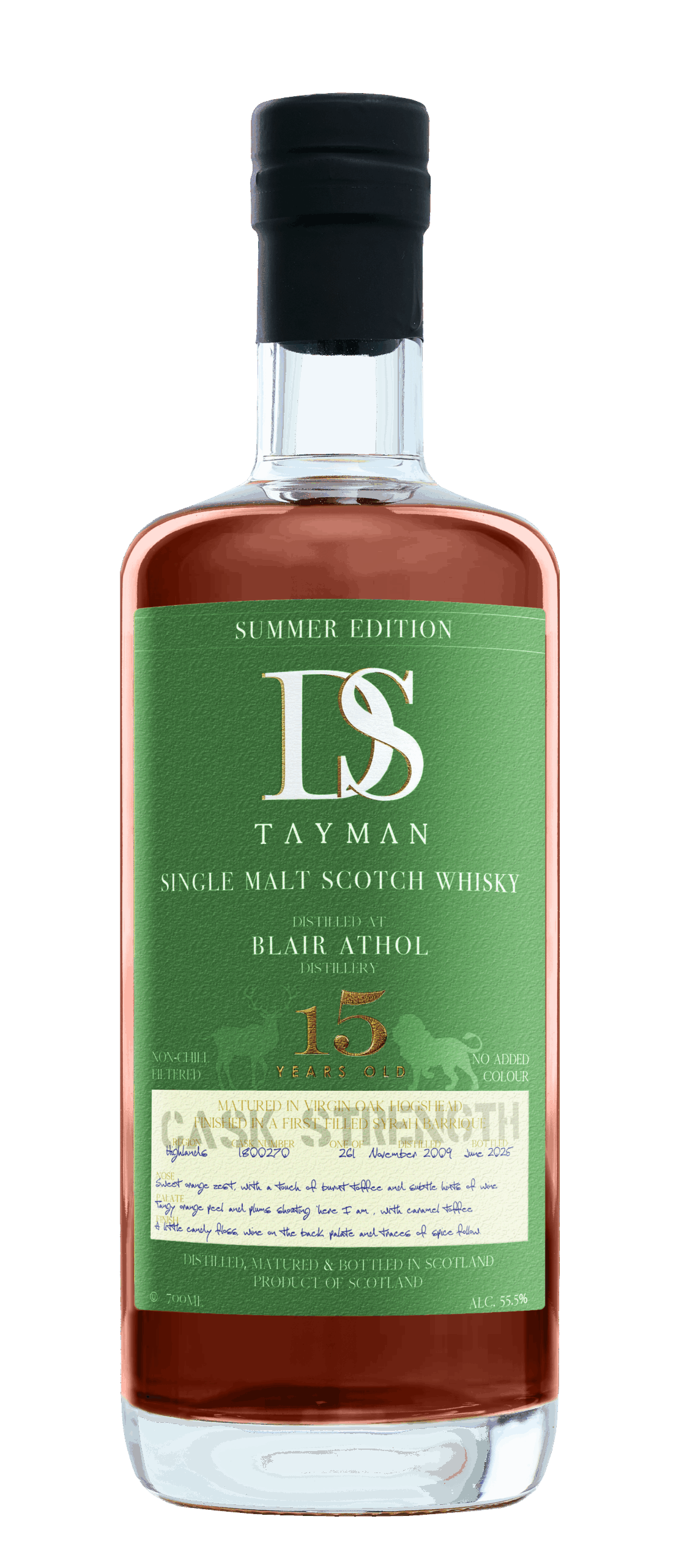 Blair Athol 15 Year Old Summer Edition - DS Tayman