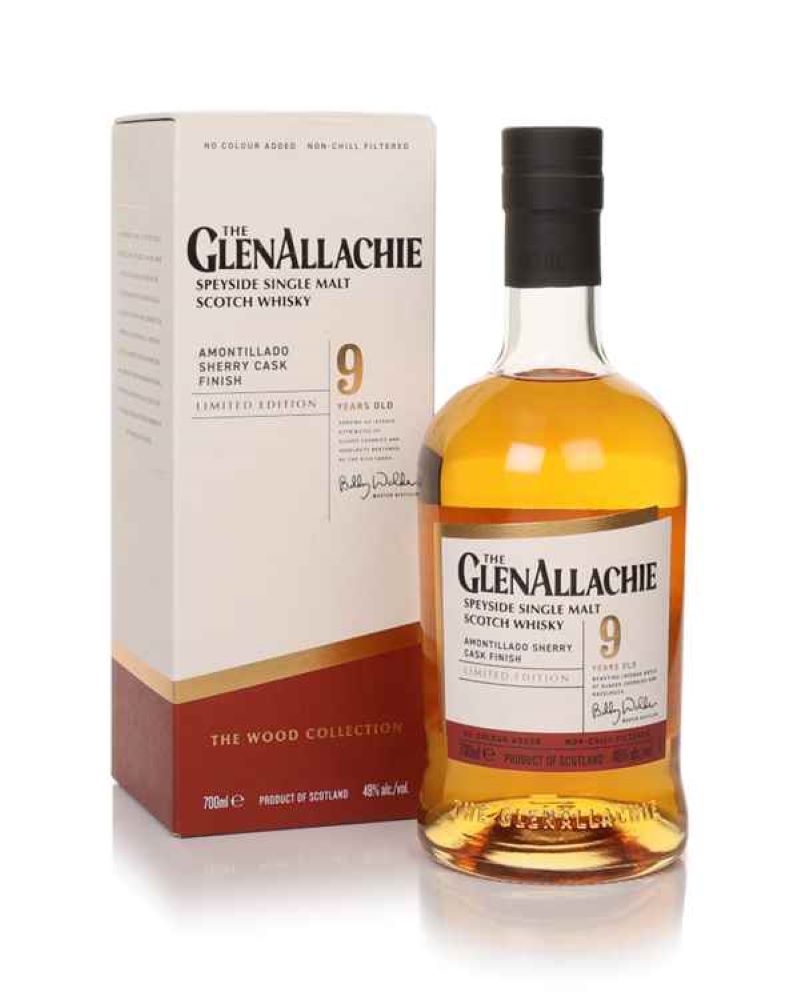 GlenAllachie 9 Year Old Amontillado Sherry Cask Finish - The Wood Collection