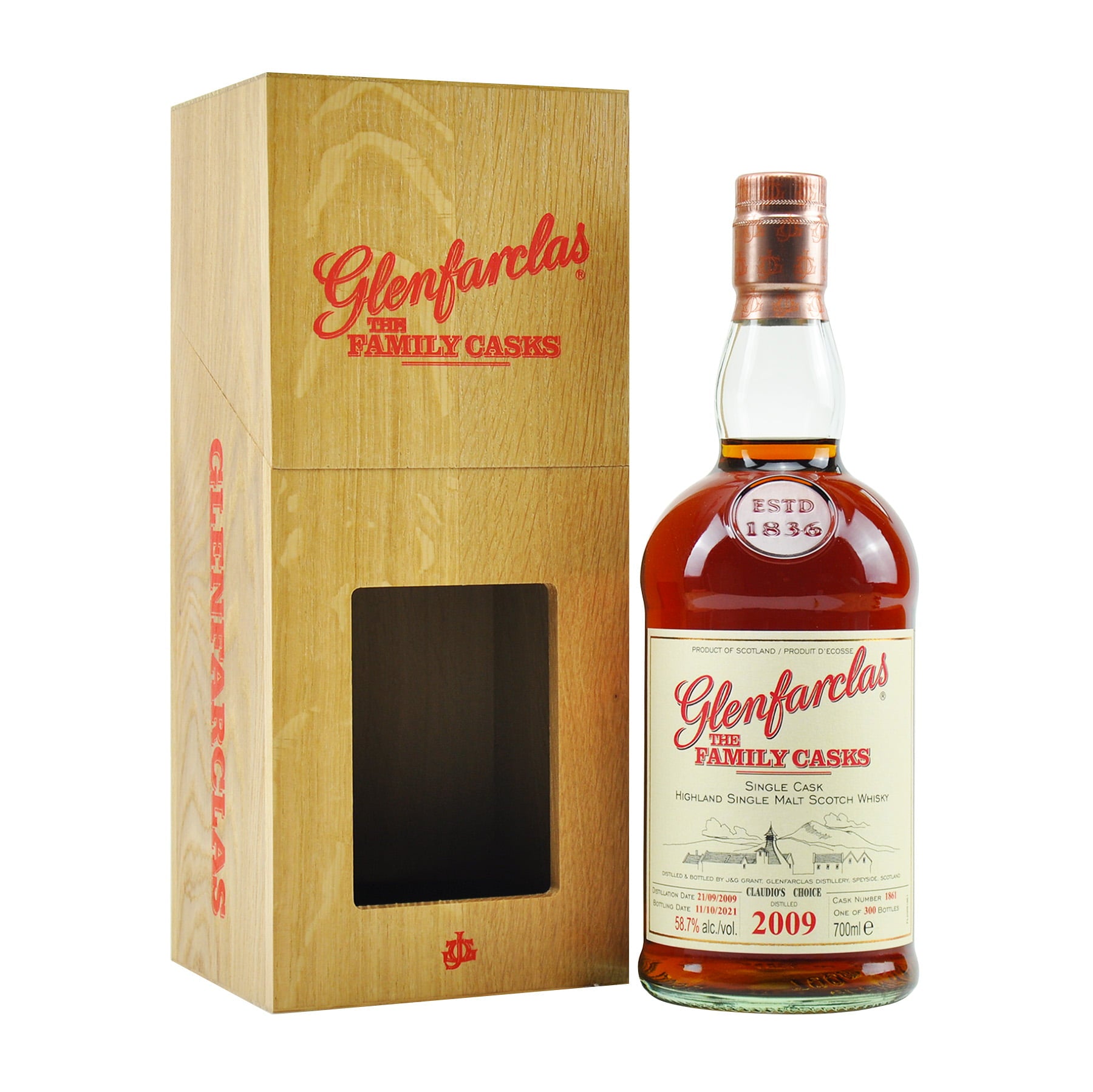 Glenfarclas 2009 Family Casks - Claudio's Choice 12 Year Old (2021) Release