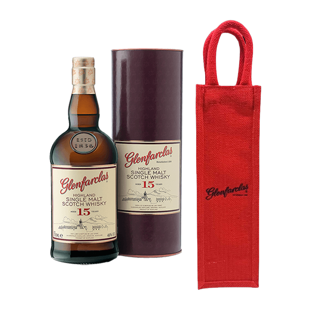 Glenfarclas 15 Year Old Father's Day Gift Bundle