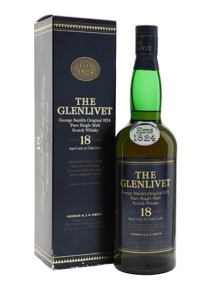 Glenlivet 18 Year Old – 1990s Bottling (Old Style Presentation)