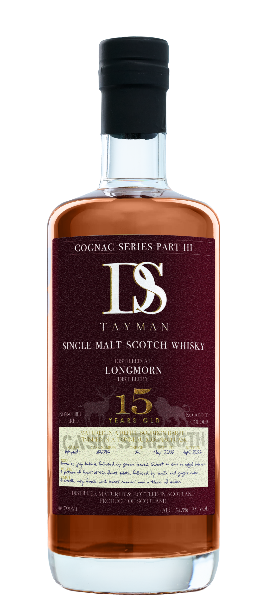 Longmorn Cognac Series 15 Year Old Cask Strength - DS Tayman