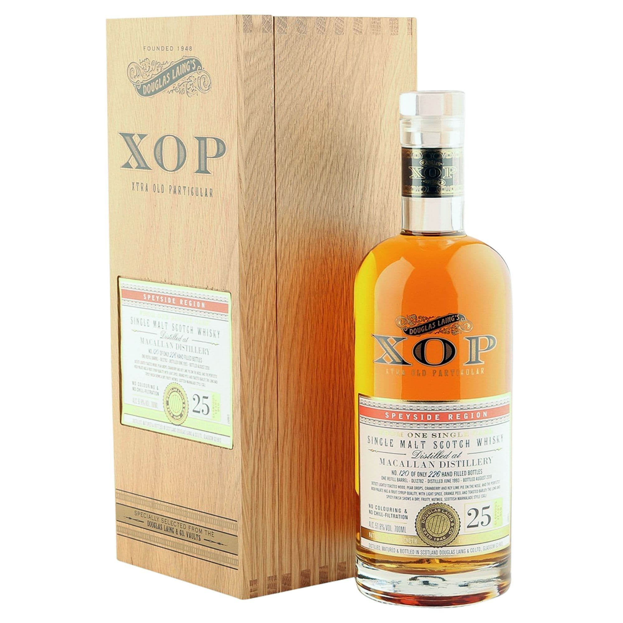 Macallan 1993 25 Years Old (cask #12782) - XOP
