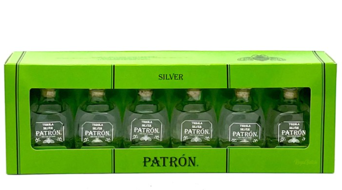 Patron Silver Tequila - 6 x 5 cl Gift Pack