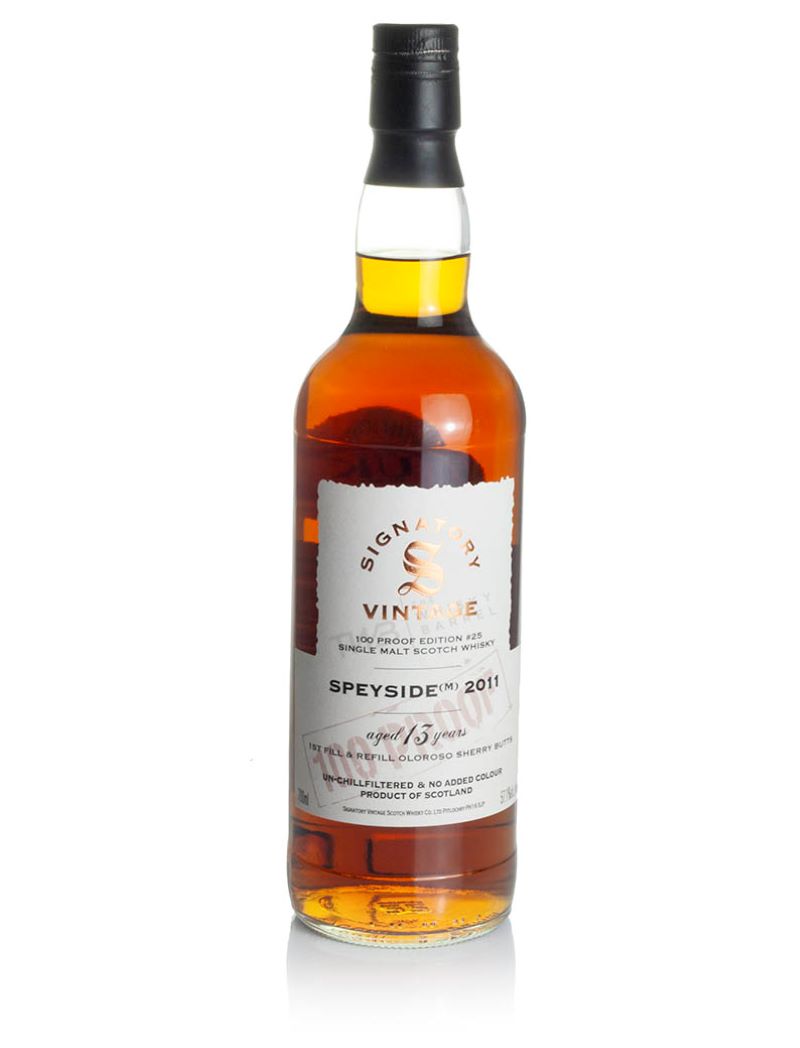 Speyside Vintage (M) 13 Years 2011 Signatory 100 - Proof Edition #25