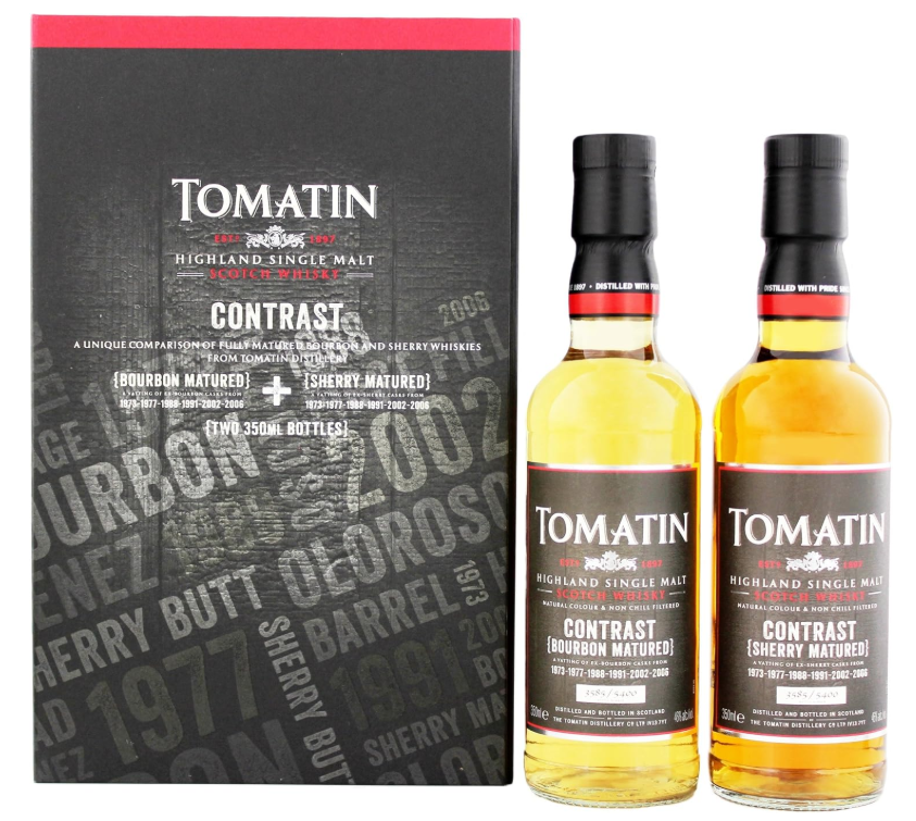Tomatin Contrast 2 x 35cl - Gift Pack