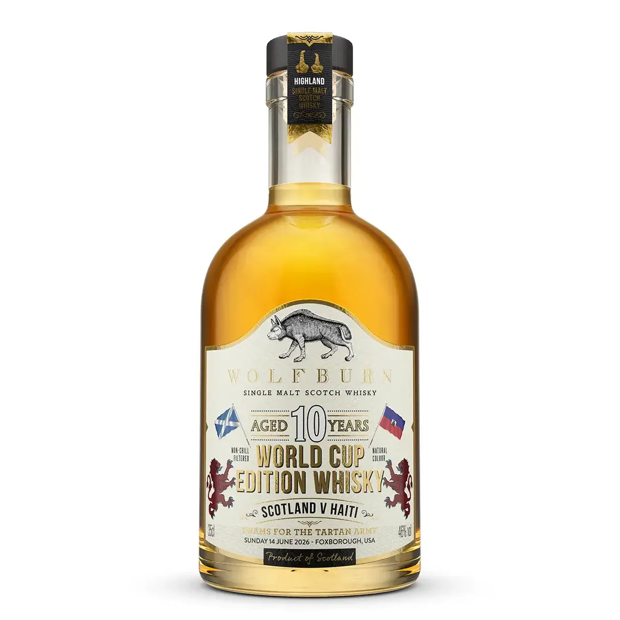 Wolfburn 10 Year Old Single Malt Scotch Whisky World Cup Edition - Haiti