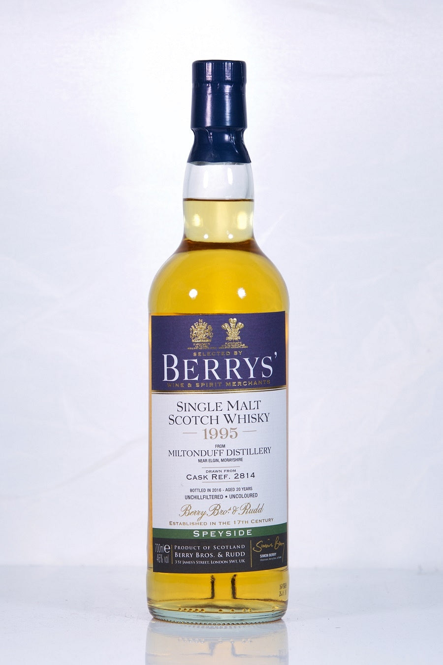 Miltonduff 1995 20 Year Old Berry Bros. & Rudd