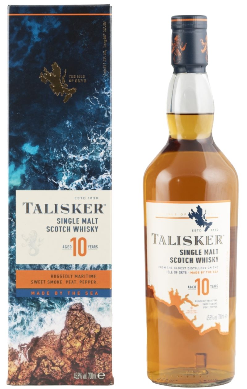 Talisker 10 Year Old - Ruggedly Maritime