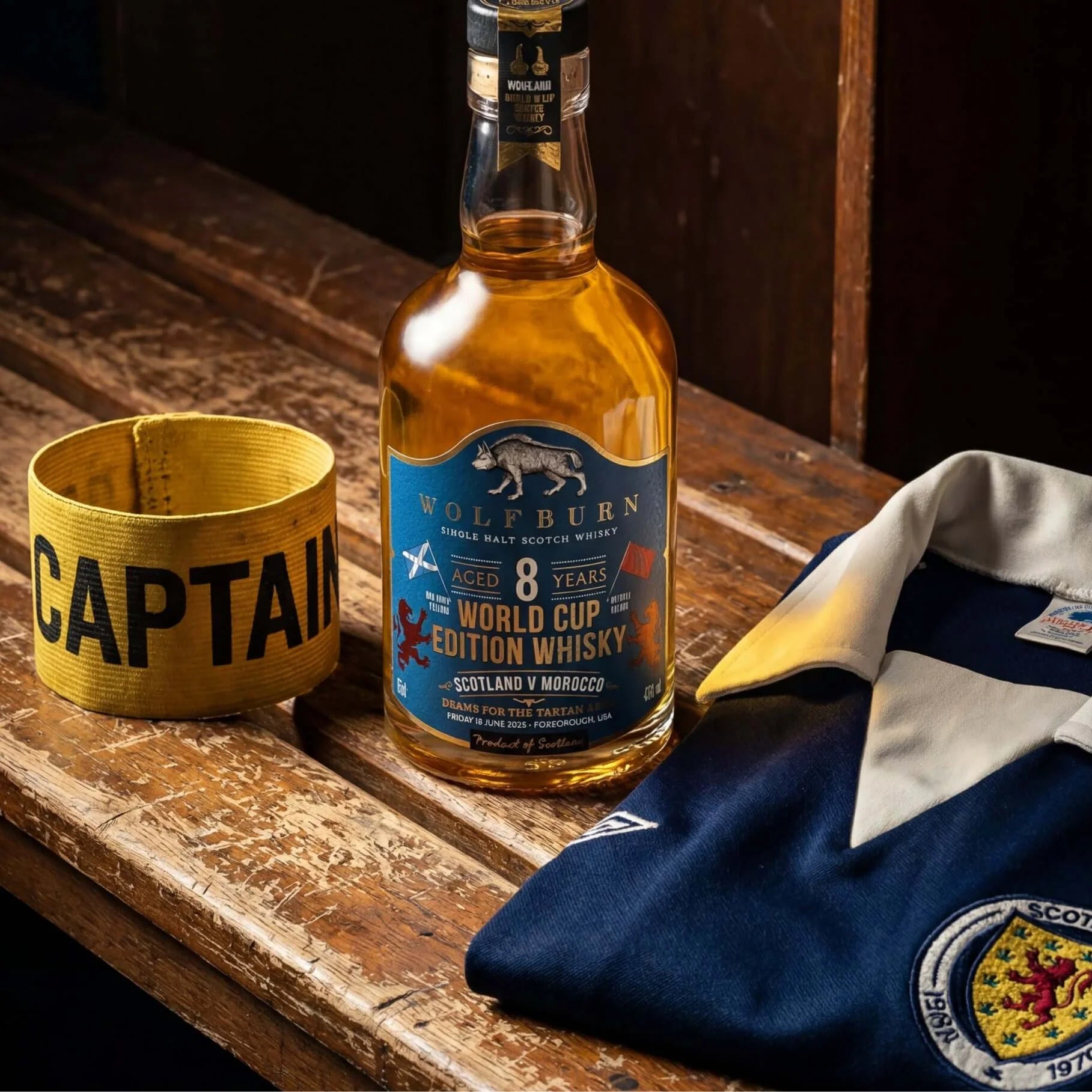 Wolfburn 8 Year Old Single Malt Scotch Whisky World Cup Edition - Morocco