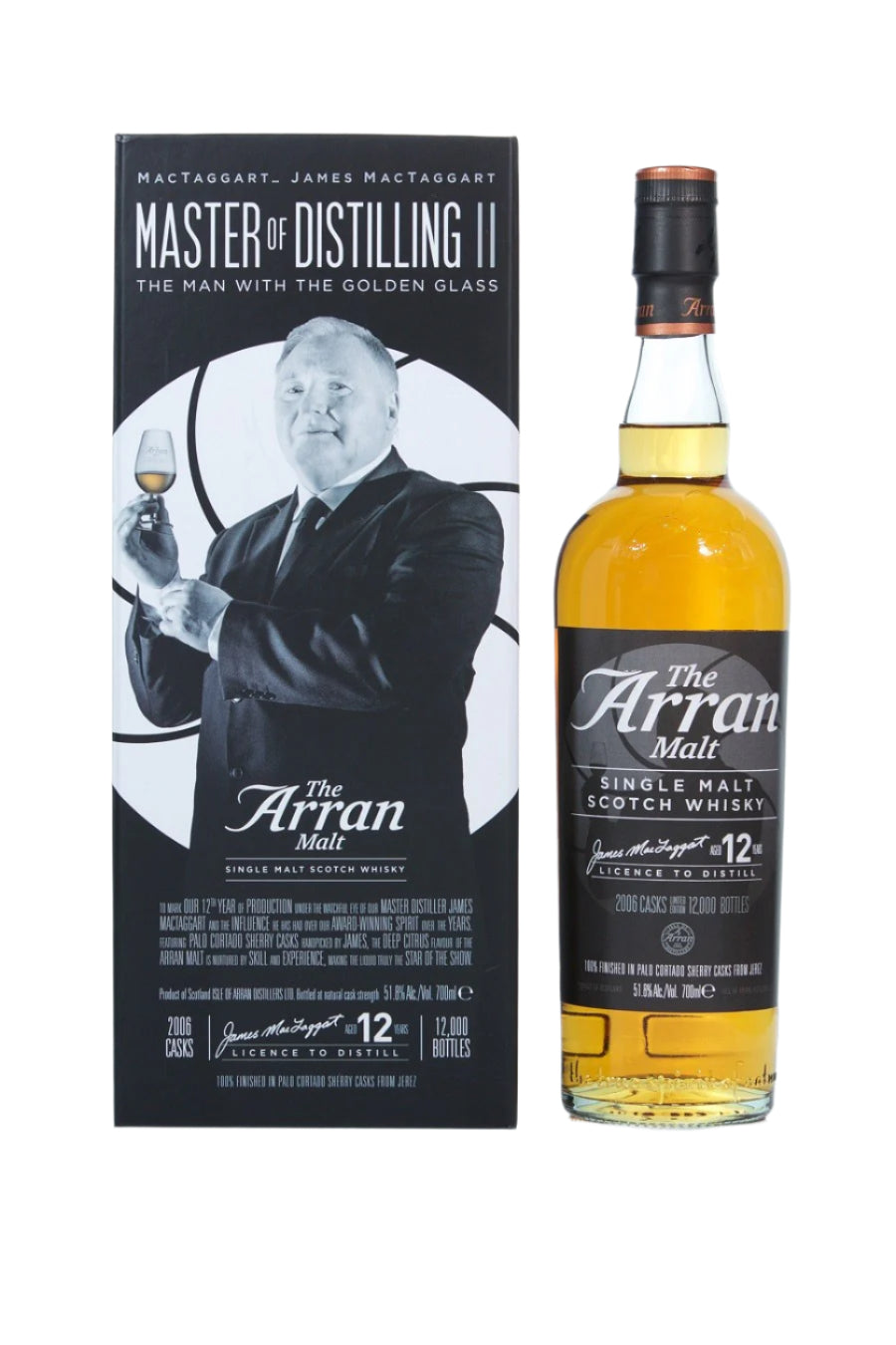 arran 12 year old the man with the golden glass | scotch whisky