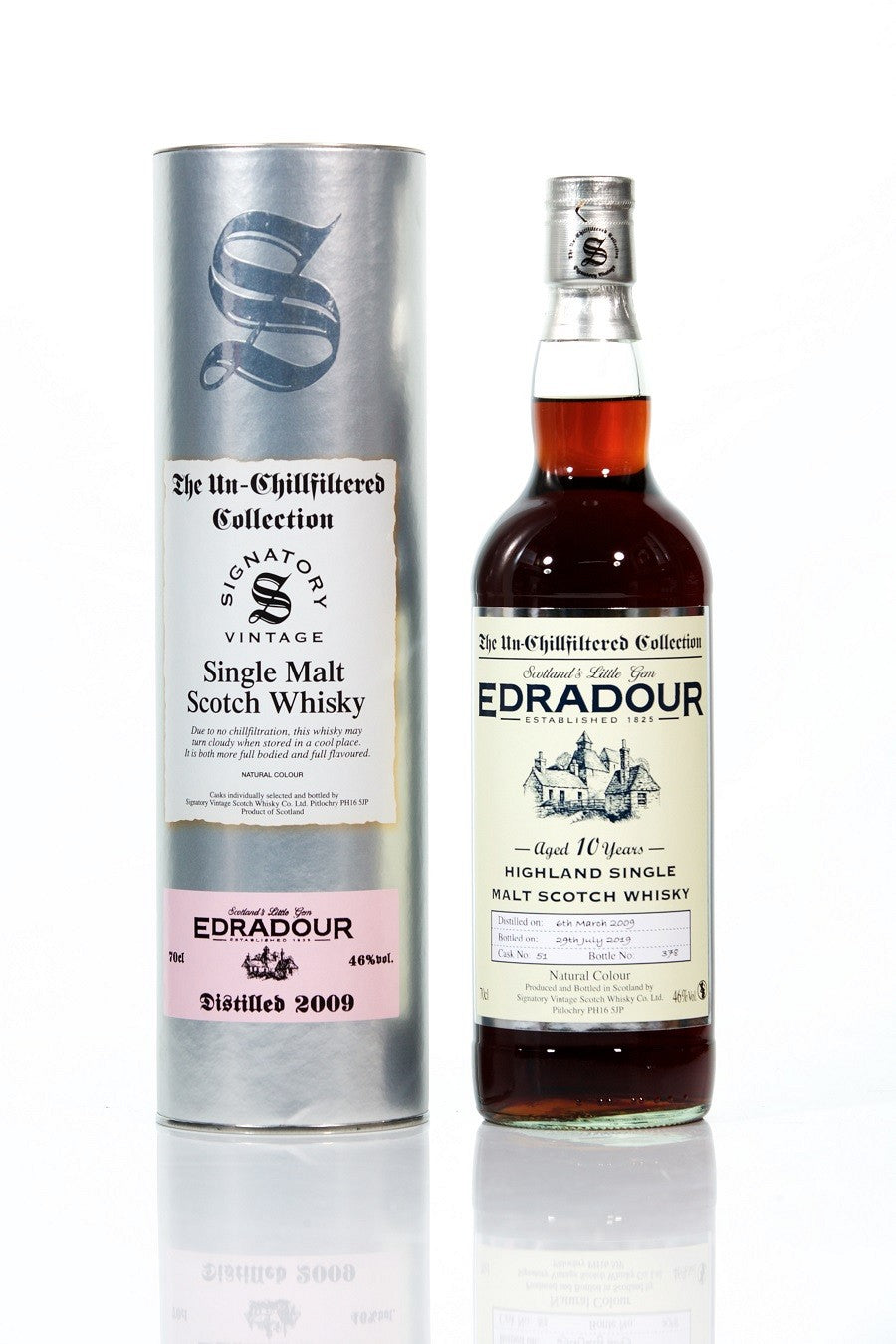 edradour 10 year old 2009 signatory un chillfiltered | single malt whisky