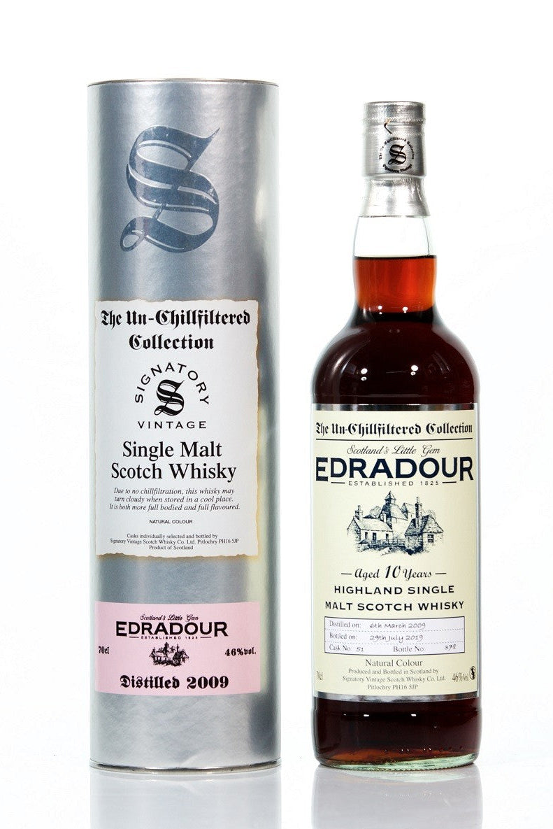 edradour 10 year old 2009 signatory un chillfiltered | single malt whisky