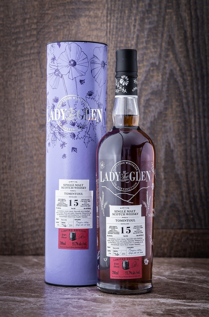 tomintoul 15 year old 2005 cask19a lady of the glen | single malt whisky