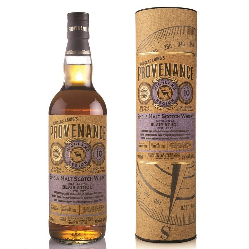 blair athol 10 year old 2009 provenance | single malt whisky