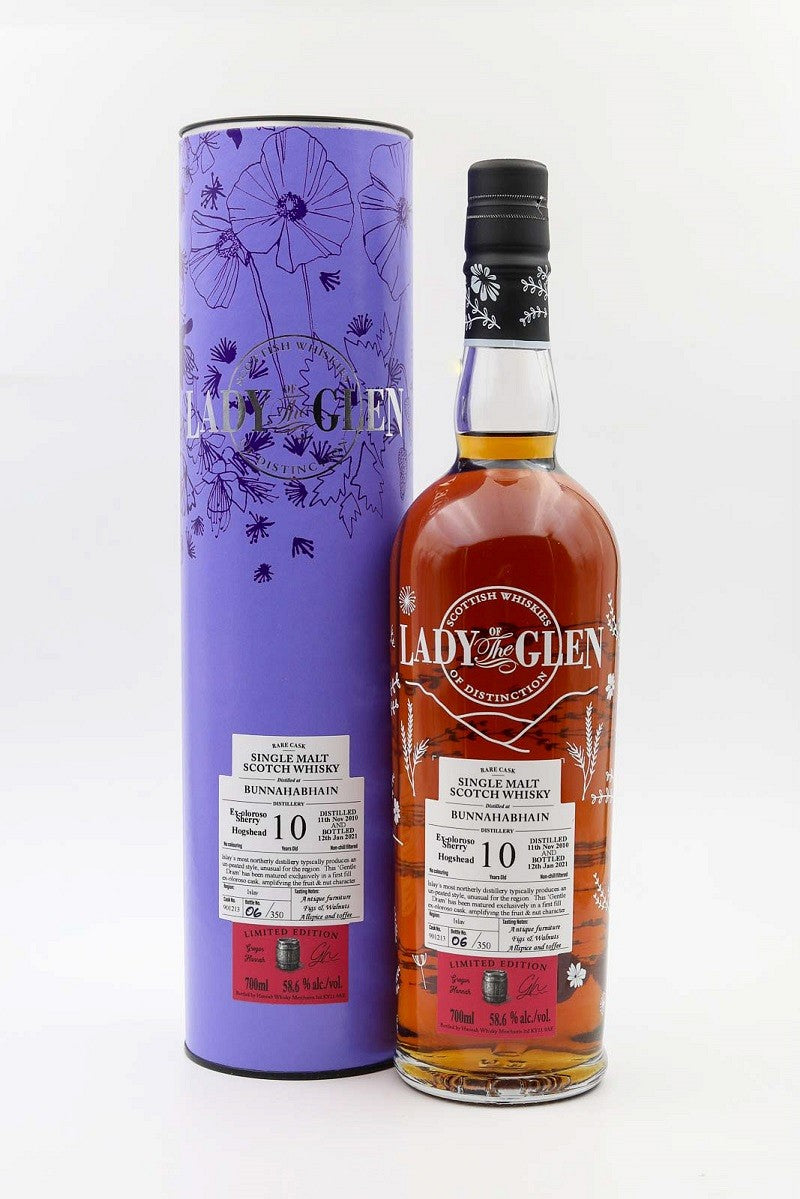 bunnahabhain 10year old 2010 cask901213 lady of the glen | scotch whisky