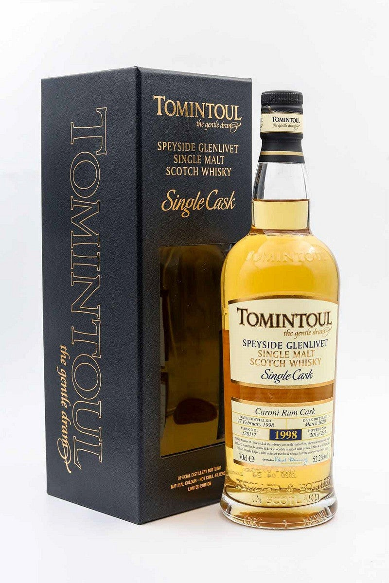 tomintoul 22 year old cask 338117 caroni rum cask matured | scotch whisky