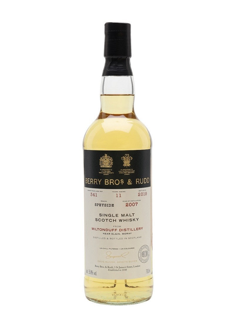 miltonduff 2007 11 year old cask341 berry bros and rudd | scotch whisky