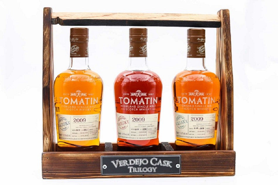 tomatin 2009 verdejo cask trilogy tantalus 3 x 70cl aberdeen whisky shop | scotch whisky