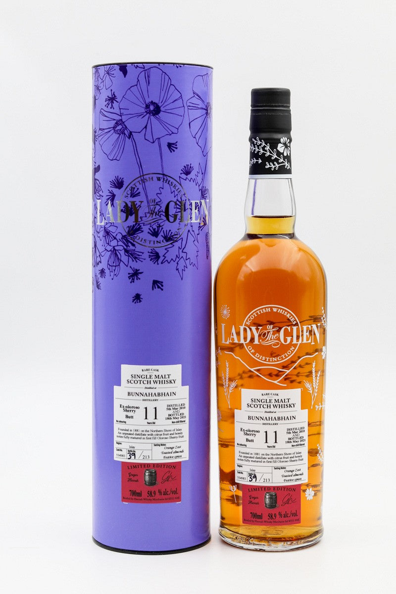 bunnahabhain 11 year old 2010 cask554983 lady of the glen | scotch whisky