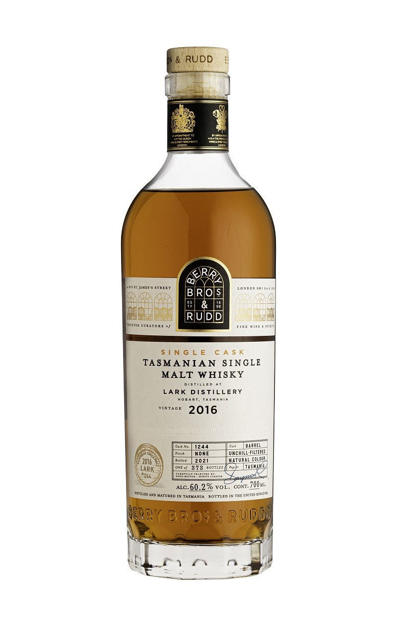 lark 2016 bottled 2021 cask 1244 berry bros and rudd | australian whisky