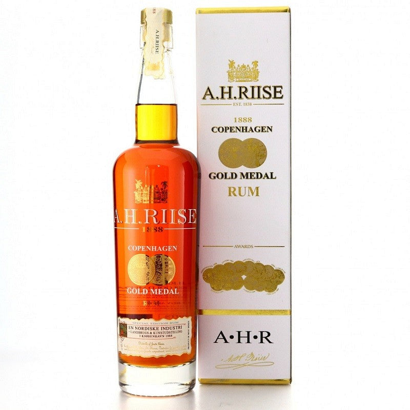 ah riise 1888 copenhagen gold medal | american rum