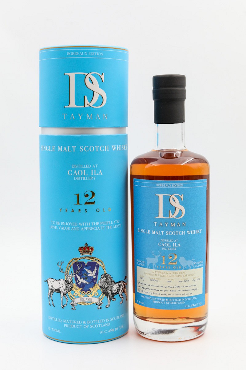 caol ila 12 year old 2008 bordeaux edition ds tayman | scotch whisky