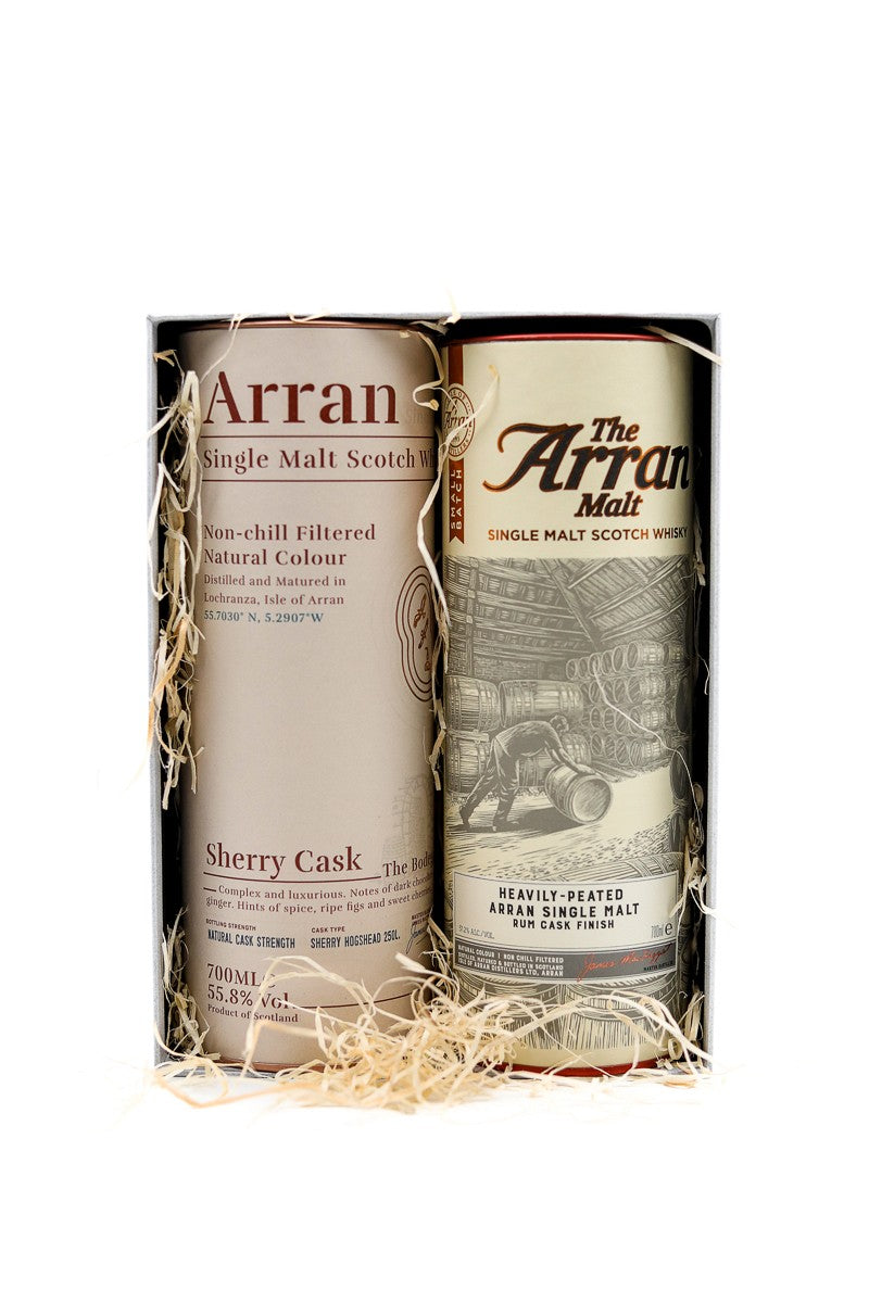 Arran Sherry Cask 'The Bodega' & Arran Single Malt Heavily-Peated