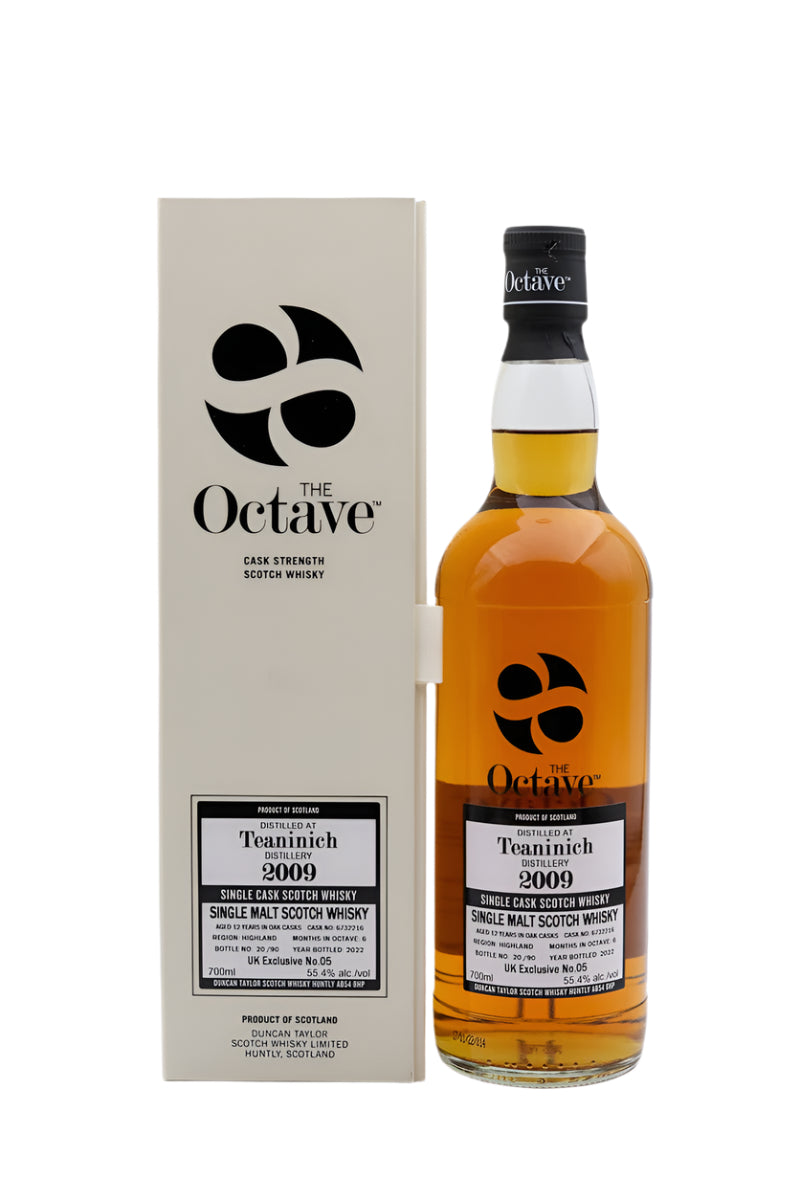 teaninich 2009 12 year old uk exclusive no5 the octave duncan taylor | scotch whisky