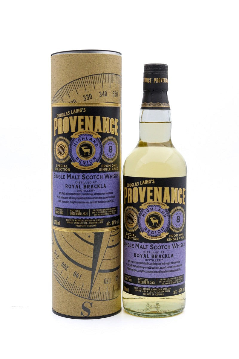 royal brackla 2013 8 year old provenance caskdl15433 | scotch whisky