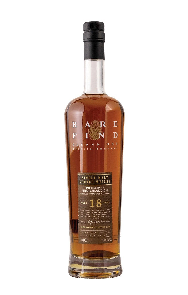 bruichladdich 18 year old rare find gleann mor | scotch whisky
