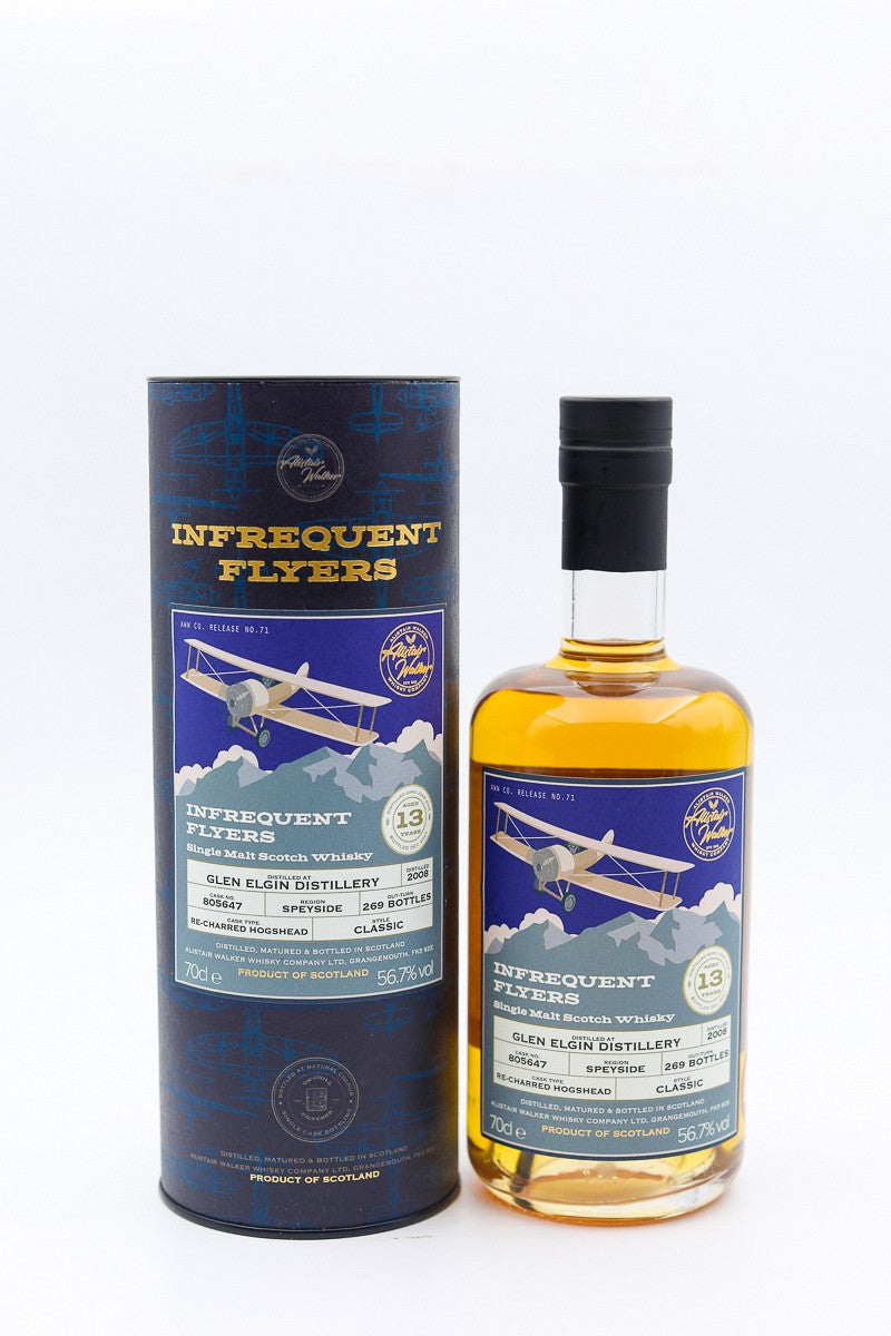 glen elgin 13 year old 2008 cask 805647 infrequent flyers | scotch whisky
