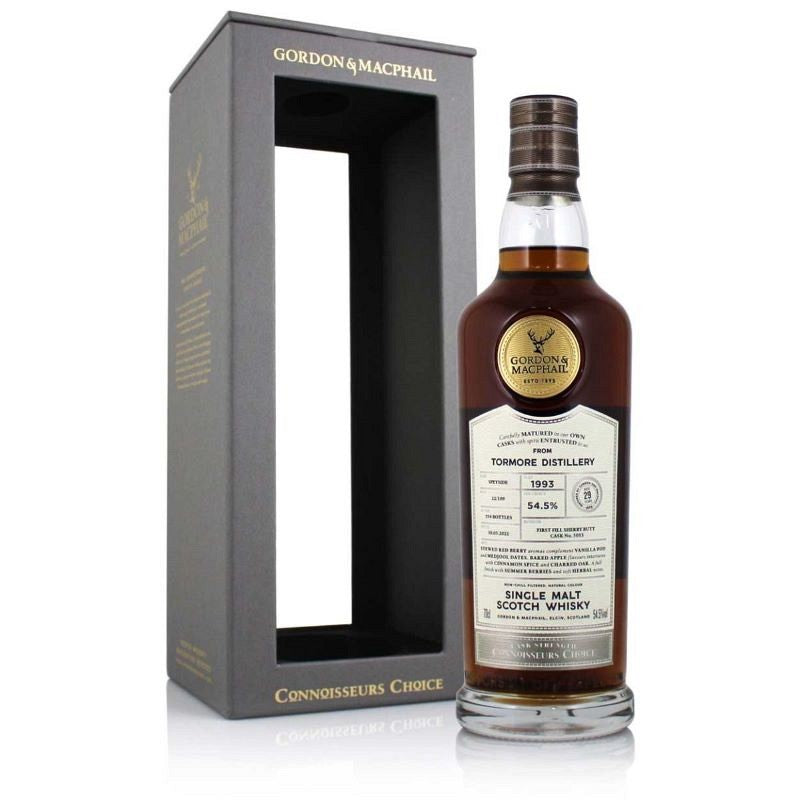 tormore 29 year old 1993 connoisseurs choice gordon and macphail | scotch whisky