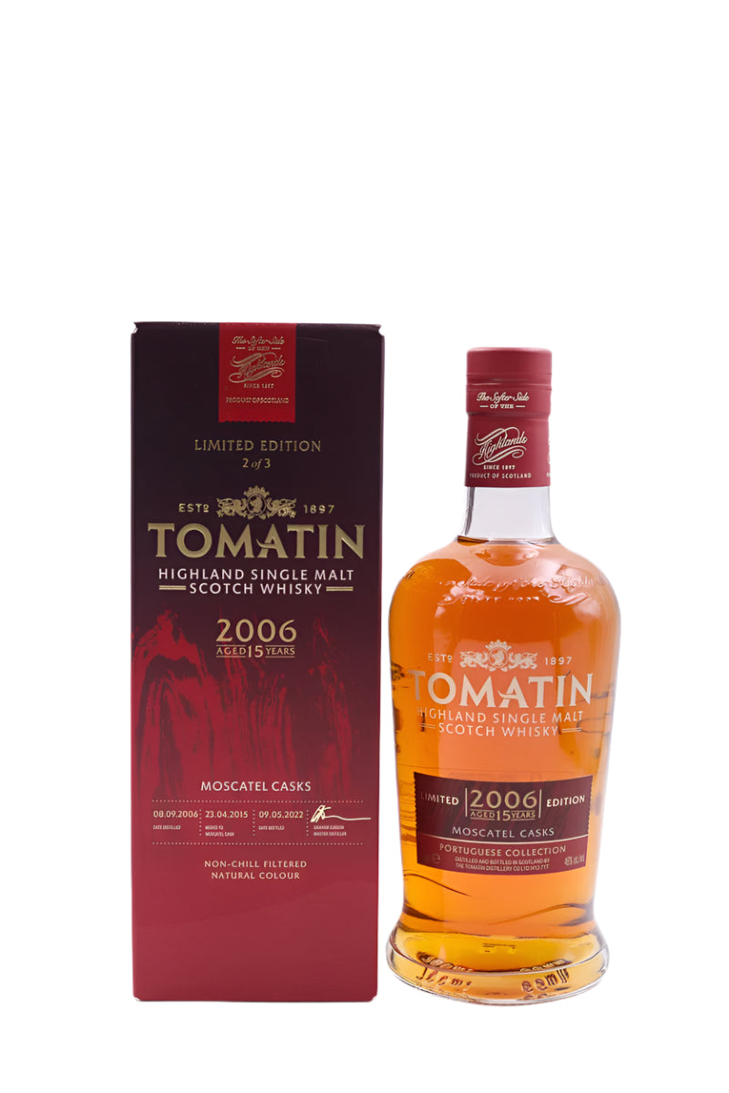 tomatin 2006 15 year old the moscatel edition portuguese collection | scotch whisky
