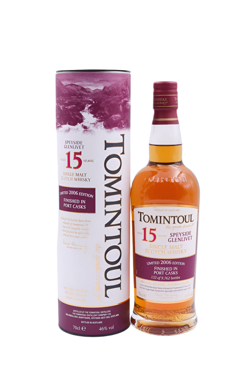 tomintoul 2006 15 year old port cask finish | scotch whisky