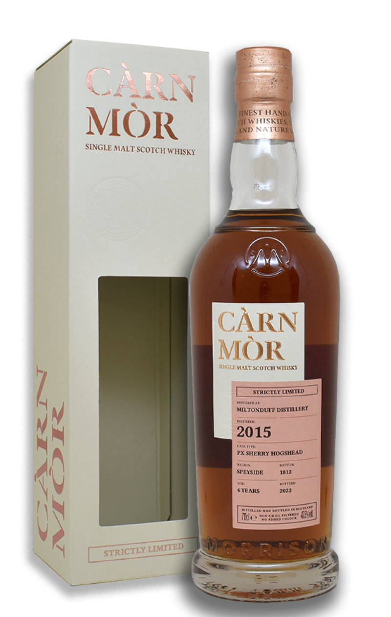 miltonduff 6 year old 2015 strictly limited crn mr | scotch whisky