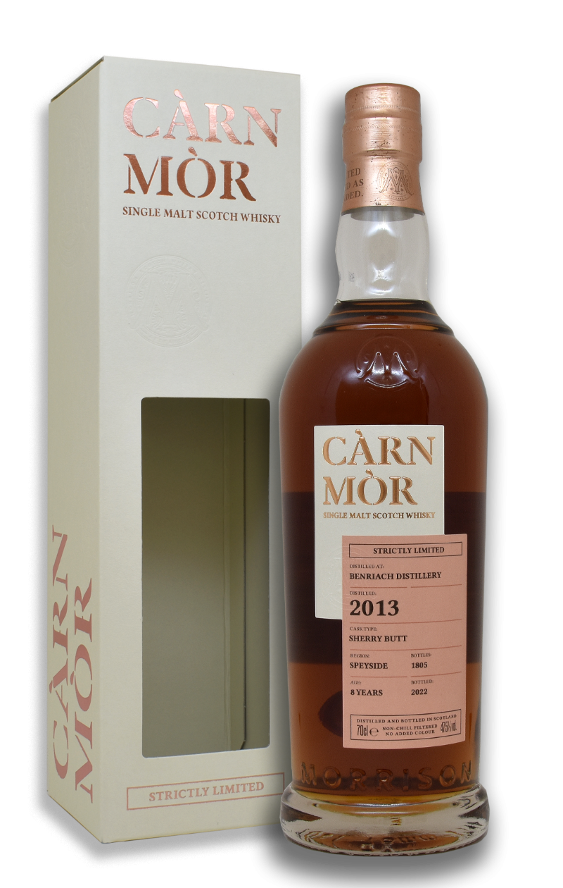 benriach 8 year old 2013 old strictly limited crn mr | scotch whisky