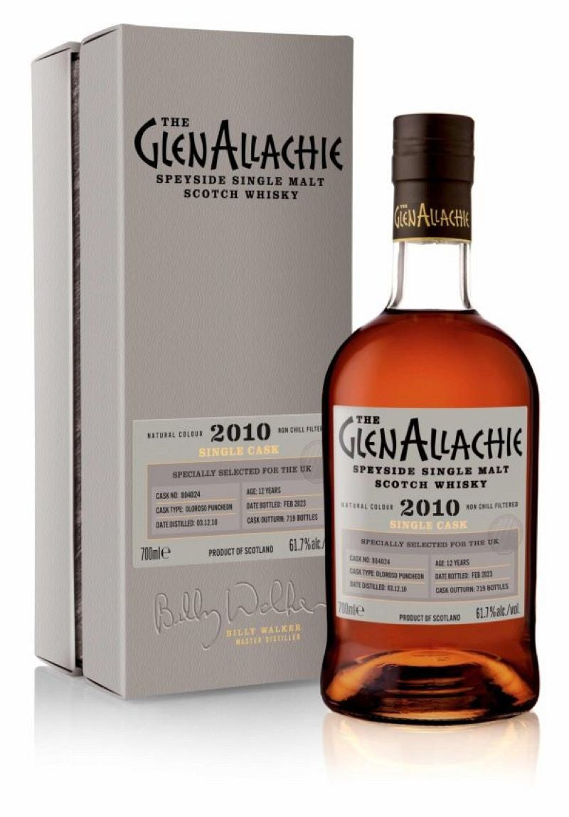 GlenAllachie 2010 12 Year Old - UK Exclusive Cask #804024