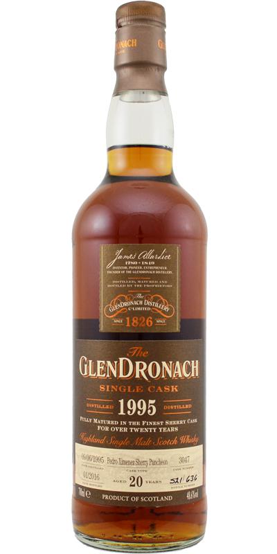 Glendronach 1995 20 Year Old - Cask 3047