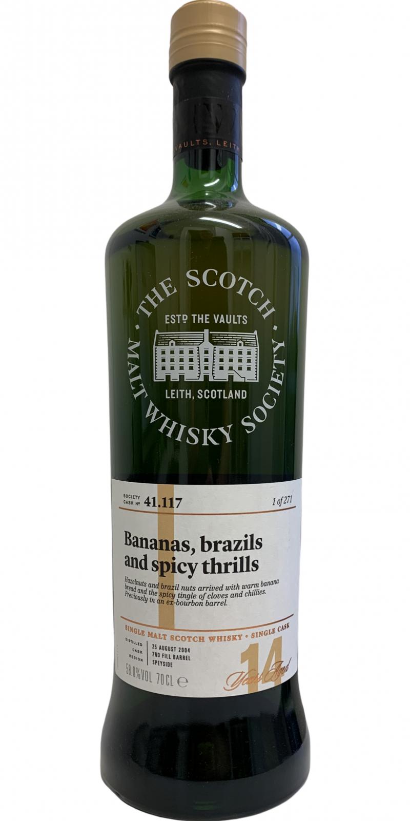 Dailuaine SMWS 41.117 - Bananas Brazils And Spicy Thrills