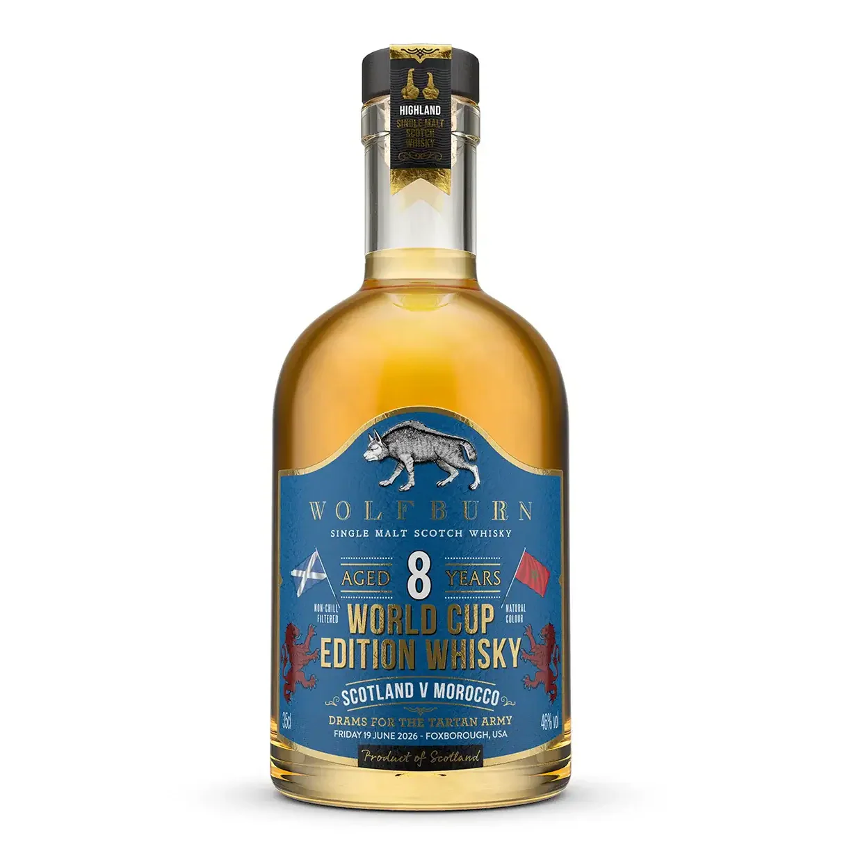 Wolfburn 8 Year Old Single Malt Scotch Whisky World Cup Edition - Morocco