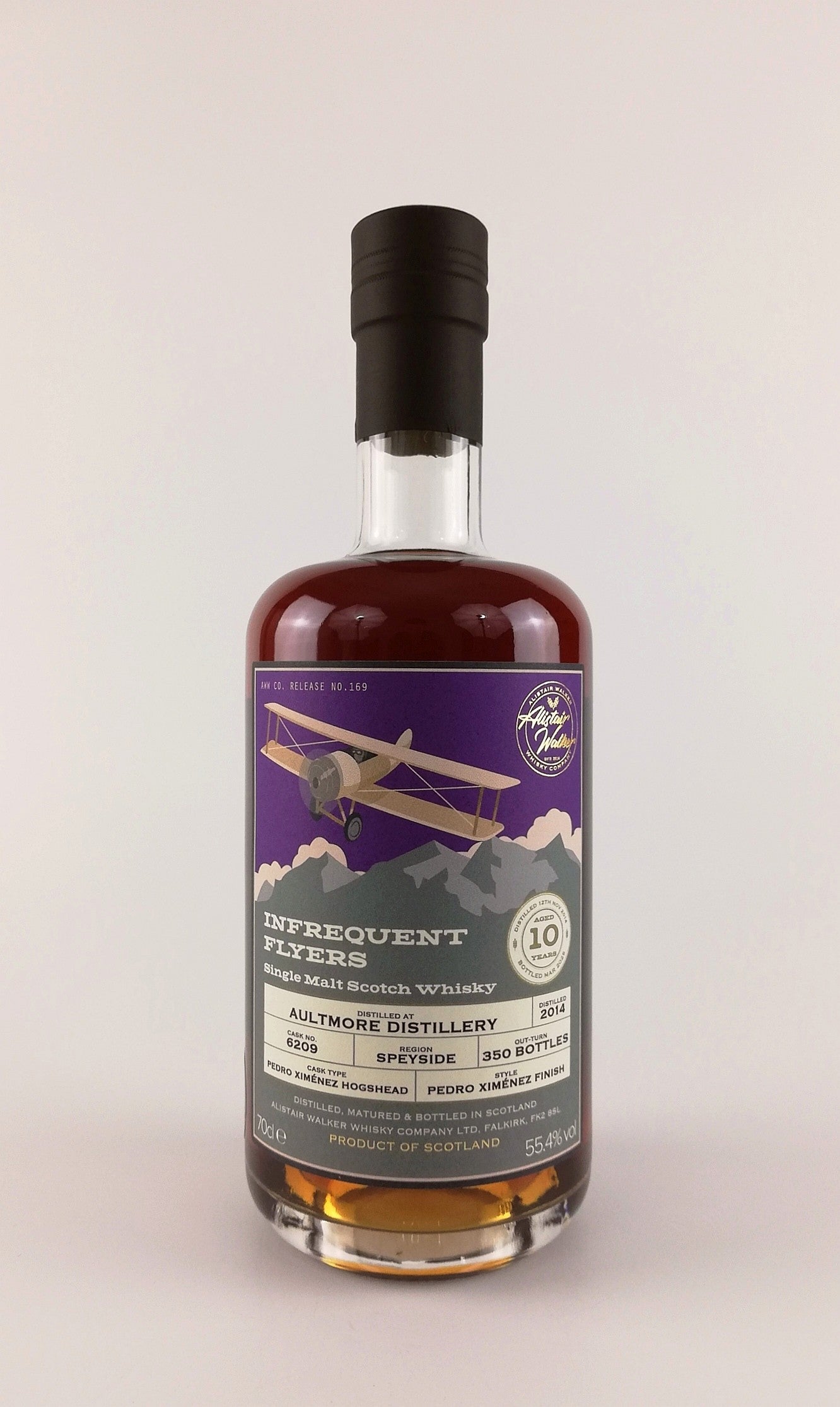 Aultmore 2014 - 10 Year Old (Cask 6209) Infrequent Flyers