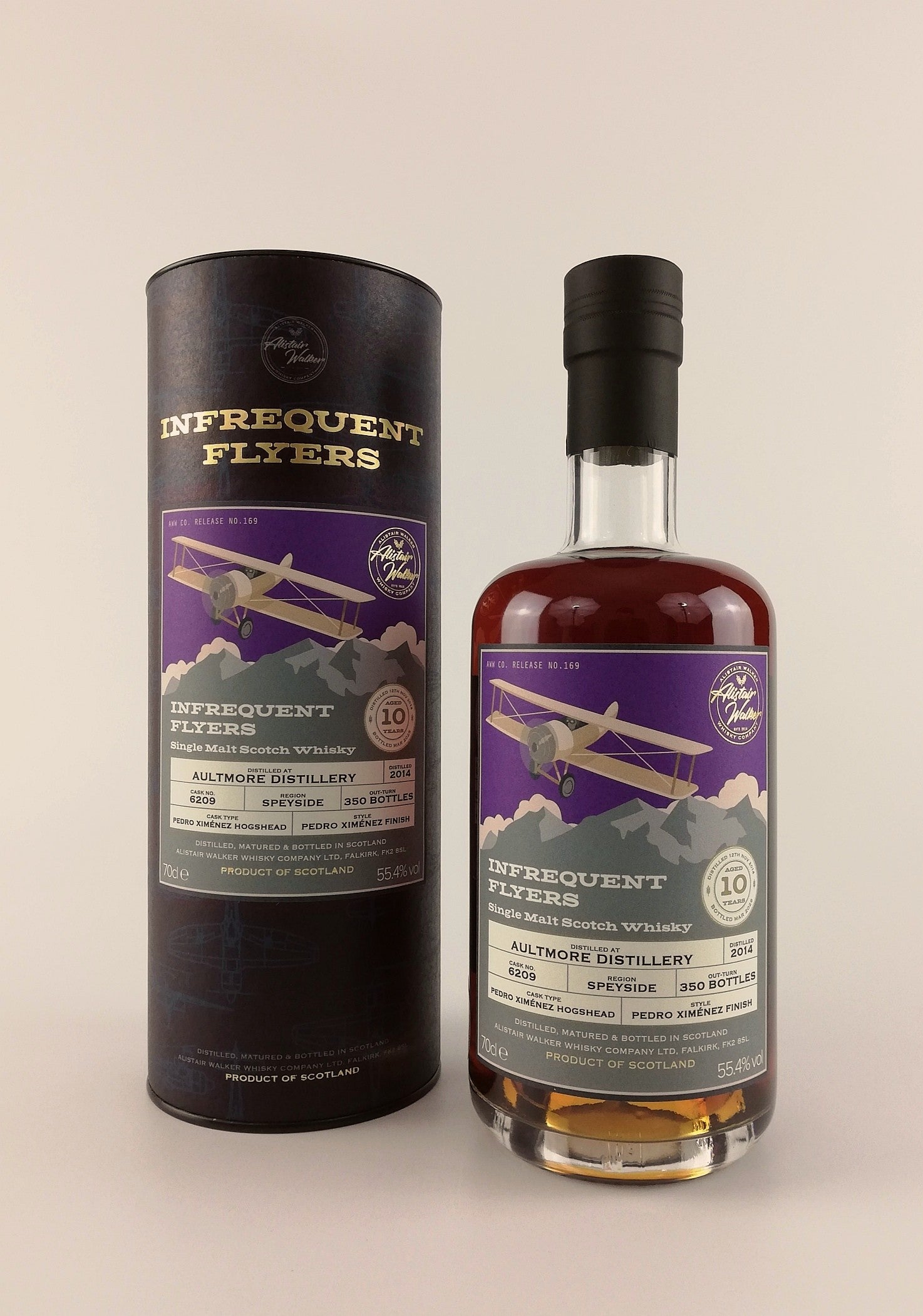 Aultmore 2014 - 10 Year Old (Cask 6209) Infrequent Flyers