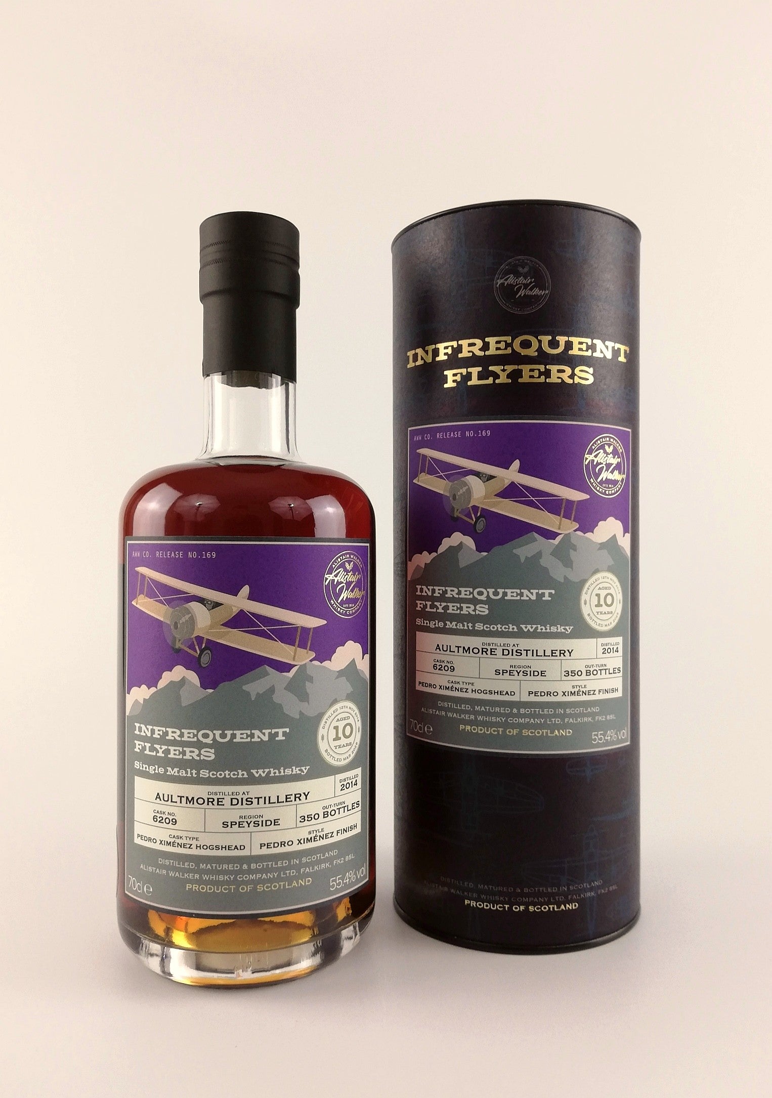 Aultmore 2014 - 10 Year Old (Cask 6209) Infrequent Flyers - Batch 18