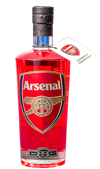 Arsenal FC Strawberry & Rhubarb Vodka