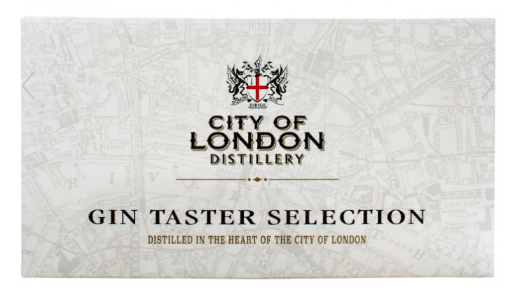City of London Gin Taster Selection Pack 5x5cl