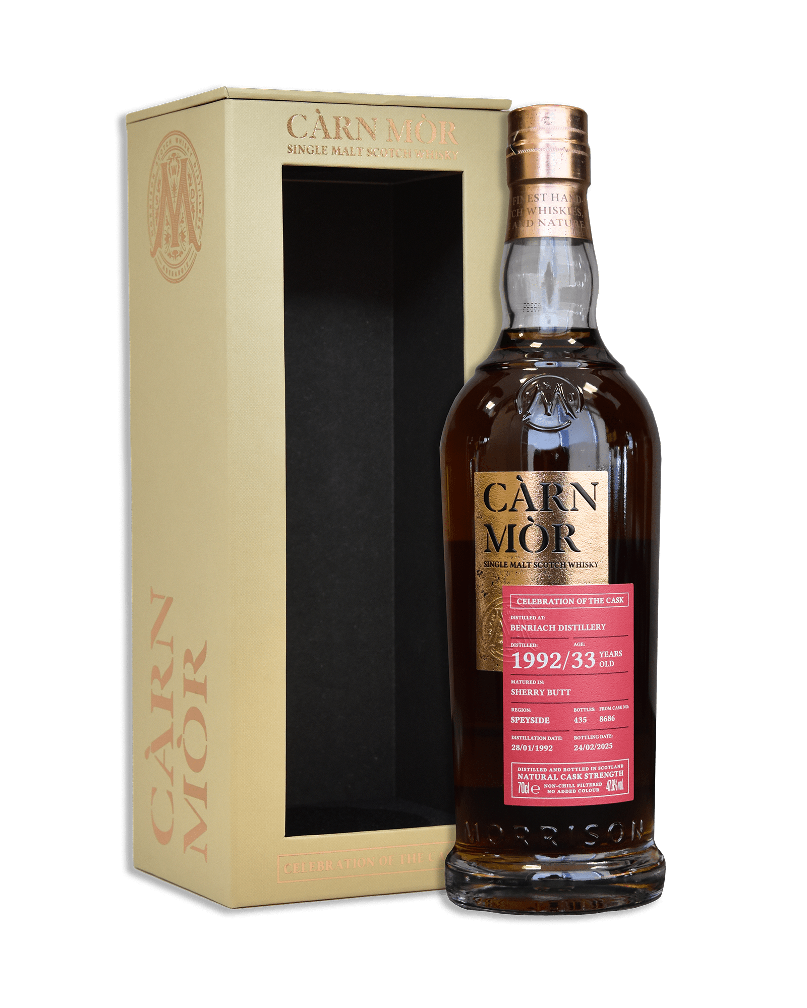 Benriach 1992 - 33 Year Old - Cárn Mór Celebration of the Cask