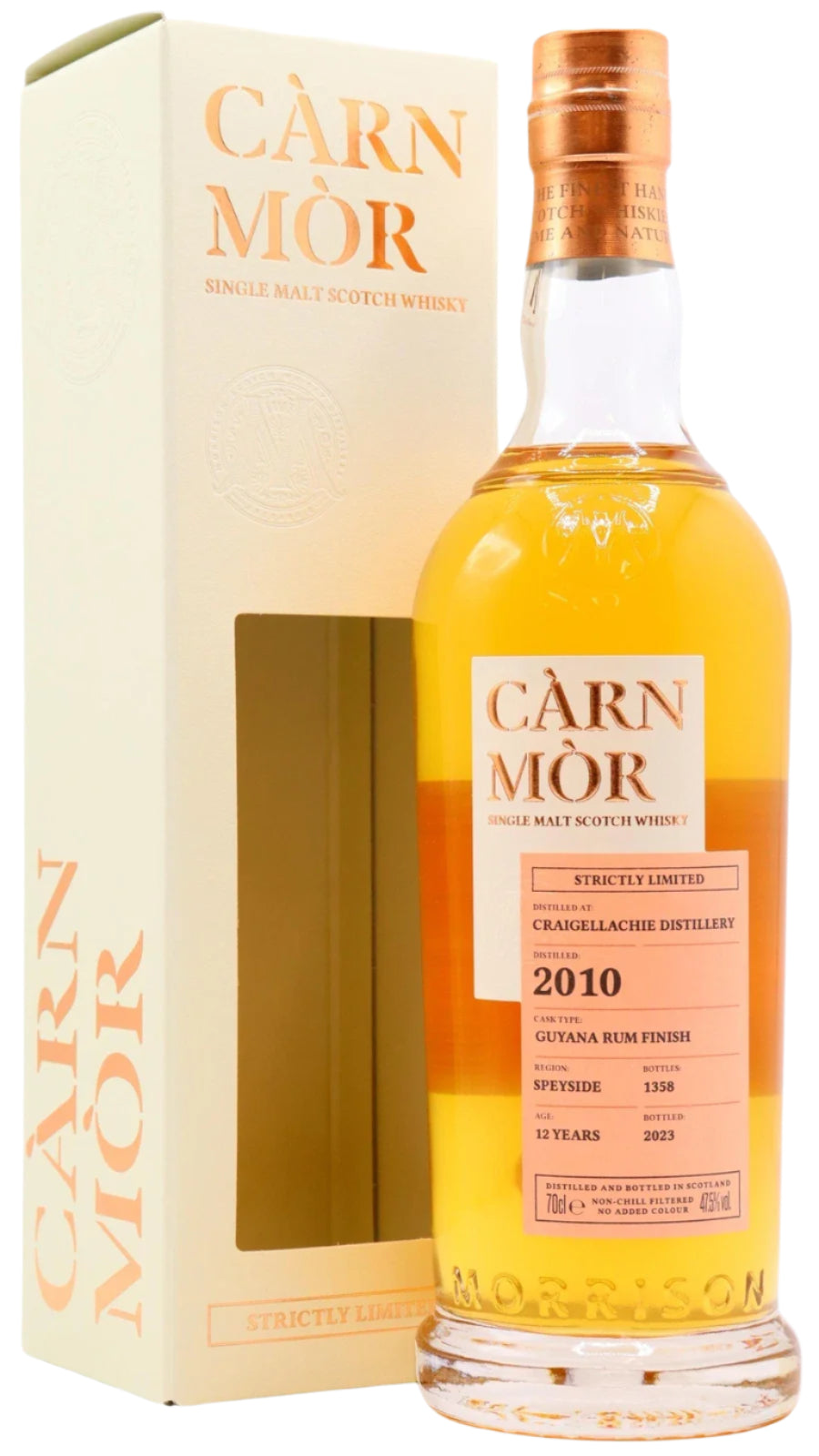 Craigellachie 2010 - 12 Year Old - Strictly Limited - Carn Mor - Damaged Gift Box